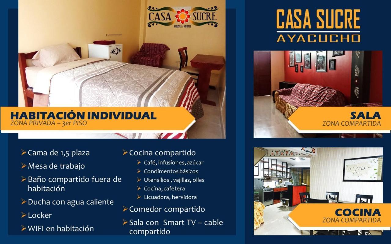 Casa Sucre Hostel 아야쿠초 외부 사진